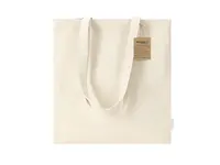 Bolsa de algodón reciclado Fintar 240 g asas 70 cm de algodón reciclado 240 g/ m2, detalle 2