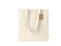 Bolsa de algodón reciclado Fintar 240 g asas 70 cm