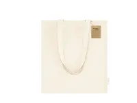 Bolsa de algodón reciclado Domarix 280 g asas 70 cm