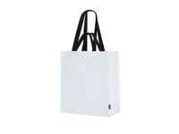 Bolsa de pp woven Sayon laminado RPET con doble asa de PP-Woven laminado RPET, detalle 2