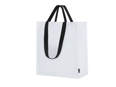 Bolsa de pp woven Sayon laminado RPET con doble asa personalizable