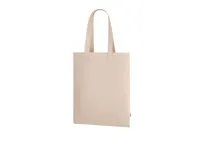 Bolsa de fieltro RPET Horvik con asas largas de fieltro RPET, vista lateral