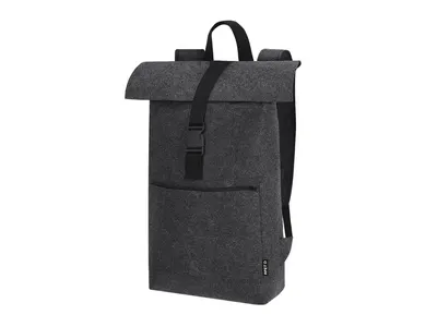 Mochila de fieltro RPET Magar cierre de hebilla personalizable