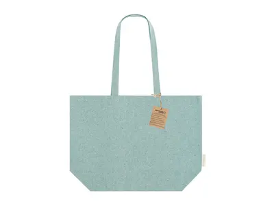 Bolsa de algodón reciclado Arpel 220 g fuelle asas 70 cm personalizable