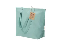 Bolsa de algodón reciclado Arpel 220 g fuelle asas 70 cm de algodón reciclado 220 g/ m2, detalle 3