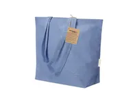 Bolsa de algodón reciclado Arpel 220 g fuelle asas 70 cm de algodón reciclado 220 g/ m2, detalle 5