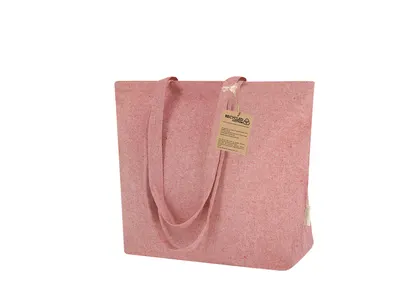 Bolsa de algodón reciclado Arpel 220 g fuelle asas 70 cm personalizable