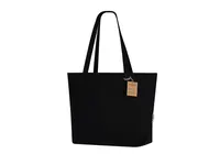 Bolsa de canvas reciclado Mulon 300 g con bolsillo de canvas reciclado 300 g/ m2, detalle 1