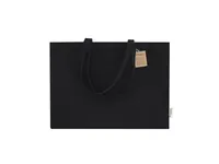 Bolsa de canvas reciclado Lilan 300 g con fuelle de canvas reciclado 300 g/ m2, detalle 2