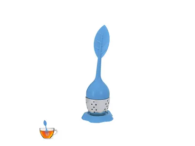 Infusor de té Ponar con forma de hoja de silicona personalizable