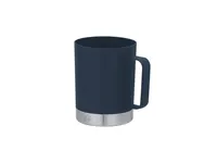 Taza de PP reciclado Rosby 400 ml base de acero de PP reciclado/ acero inox reciclado, vista lateral
