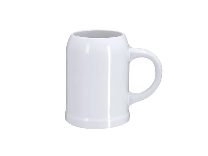 Jarra de cerámica Reggio 500 ml para sublimación en blanco de cerámica, vista frontal