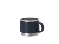Taza de PP reciclado Blakent 140 ml base de acero de PP reciclado/ interior acero inox reciclado, vista frontal
