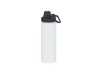 Bidón de aluminio Yakye 800 ml sublimación asa ajustable de aluminio, vista lateral
