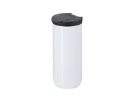 Vaso térmico de acero Lyrena 370 ml sublimación antifugas de acero inox, vista lateral