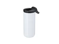 Vaso térmico de acero Lyrena 370 ml sublimación antifugas de acero inox, detalle 1