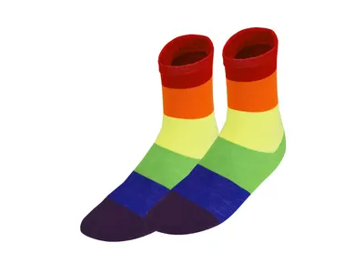Calcetines multicolor de poliéster elástico personalizable