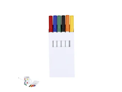 Set Kuyam de 6 rotuladores para cerámica personalizable