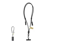 Lanyard Tebrer con cable cargador y soporte para móvil