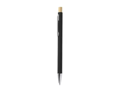 Bolígrafo de aluminio reciclado Kosif goma pulsador bambú personalizable