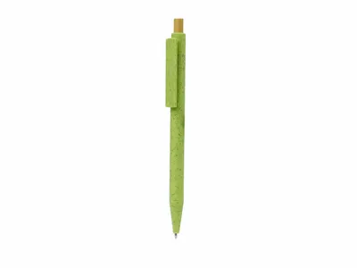 Bolígrafo caña de trigo Tarflex con pulsador de bambú personalizable