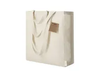 Bolsa de algodón reciclado Kamuy 140 g con doble asa de algodón reciclado 140 g/ m2, vista lateral