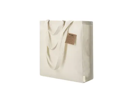 Bolsa de algodón reciclado Kamuy 140 g con doble asa personalizable
