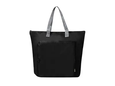 Bolsa nevera de RPET Landrex 190T con asas de 52 cm personalizable
