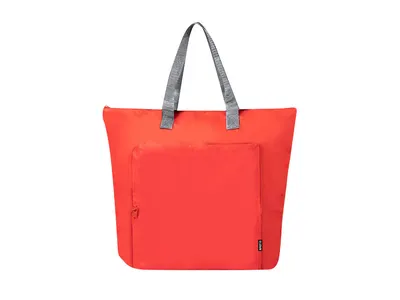 Bolsa nevera de RPET Landrex 190T con asas de 52 cm personalizable