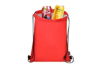 Mochila nevera de cuerdas RPET Karzux 210D 4 l de poliéster 210D RPET/ aluminio, detalle 1