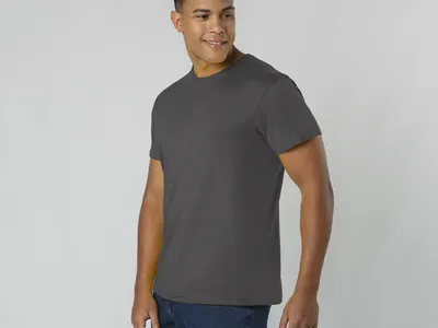 Camiseta de algodón Perkins 190 g tubular en colores personalizable