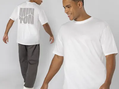 Camiseta oversize de algodón Minton 200 g personalizable