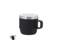 Taza de acero reciclado Milayka 180 ml interior cerámico de acero inox reciclado/ interior cerámico, vista frontal
