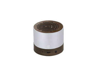 Altavoz Bluetooth de aluminio reciclado y madera Kolin personalizable