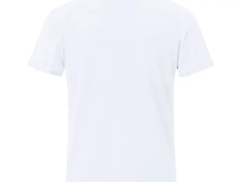 Camiseta técnica waffle Cocker 135 g en blanco de 100% poliéster waffle interlock 135 g/ m2, vista frontal