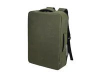 Mochila portadocumentos de RPET Ghibli 300D 3 usos de poliéster 300D RPET, vista lateral