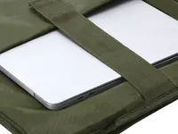 Mochila portadocumentos de RPET Ghibli 300D 3 usos de poliéster 300D RPET, detalle 5