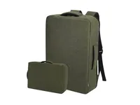 Mochila portadocumentos de RPET Ghibli 300D 3 usos de poliéster 300D RPET, vista frontal