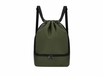 Mochila de PU Handryx cierre de cuerdas bolsillo zapatos personalizable