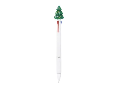 Bolígrafo 3 colores de Navidad personalizable
