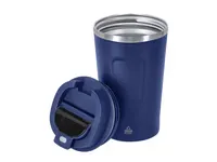 Vaso térmico de acero reciclado Molin 400 ml con pantalla de acero inox reciclado, detalle 1