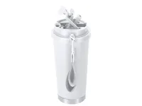 Vaso térmico de acero reciclado Kazont 500 ml con pajita de acero inox reciclado, detalle 10
