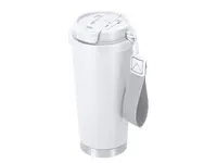 Vaso térmico de acero reciclado Kazont 500 ml con pajita de acero inox reciclado, detalle 3