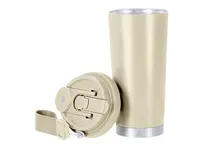 Vaso térmico de acero reciclado Kazont 500 ml con pajita de acero inox reciclado, detalle 5