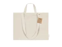 Bolsa de algodón reciclado Oryan 150 g con doble asa de algodón reciclado 150 g/ m2, detalle 3