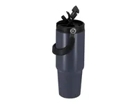 Vaso térmico de acero reciclado Chalmer 900 ml con asa de acero inox reciclado, vista lateral