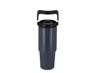 Vaso térmico de acero reciclado Chalmer 900 ml con asa de acero inox reciclado, detalle 5