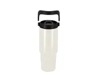 Vaso térmico de acero reciclado Chalmer 900 ml con asa de acero inox reciclado, detalle 4