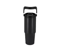 Vaso térmico de acero reciclado Chalmer 900 ml con asa de acero inox reciclado, detalle 6