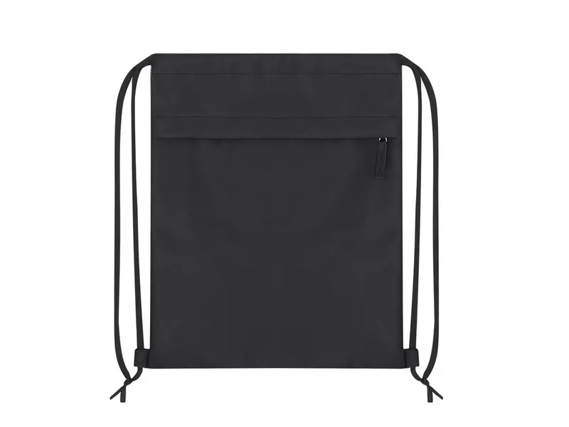 Mochila de cuerdas PU y poliéster Digun 600D en negro de PU/ poliéster 600D, vista frontal